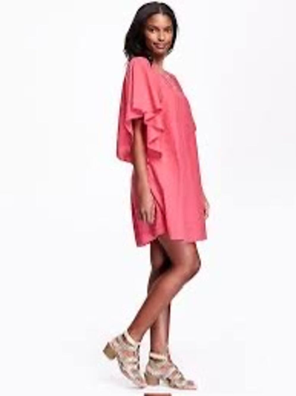 Old Navy Sheer Flutter-Sleeve Dress